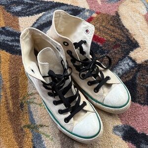 CREAM CONVERSE HIGH TOP 6.5